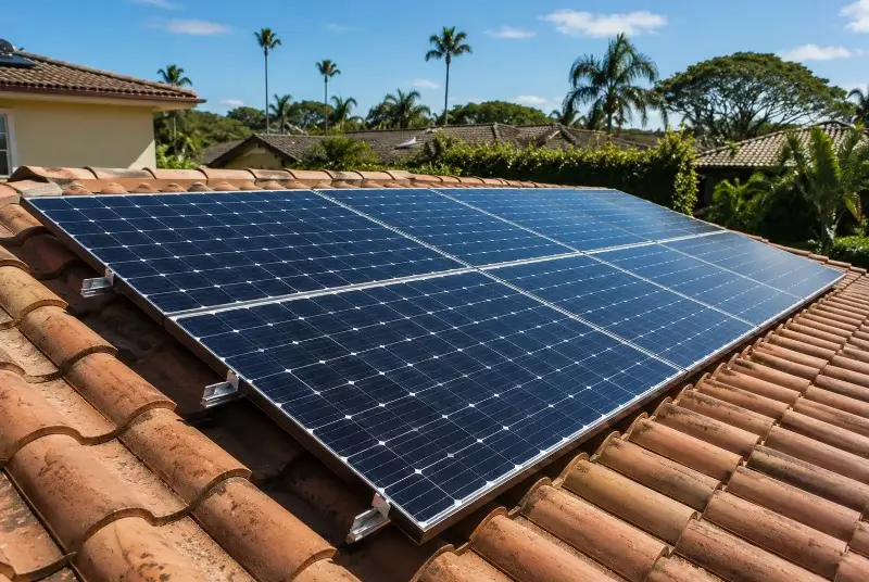 Installation de panneaux solaires à Saint-Léry